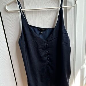 Banana Republic Navy Camisole with Button Accents